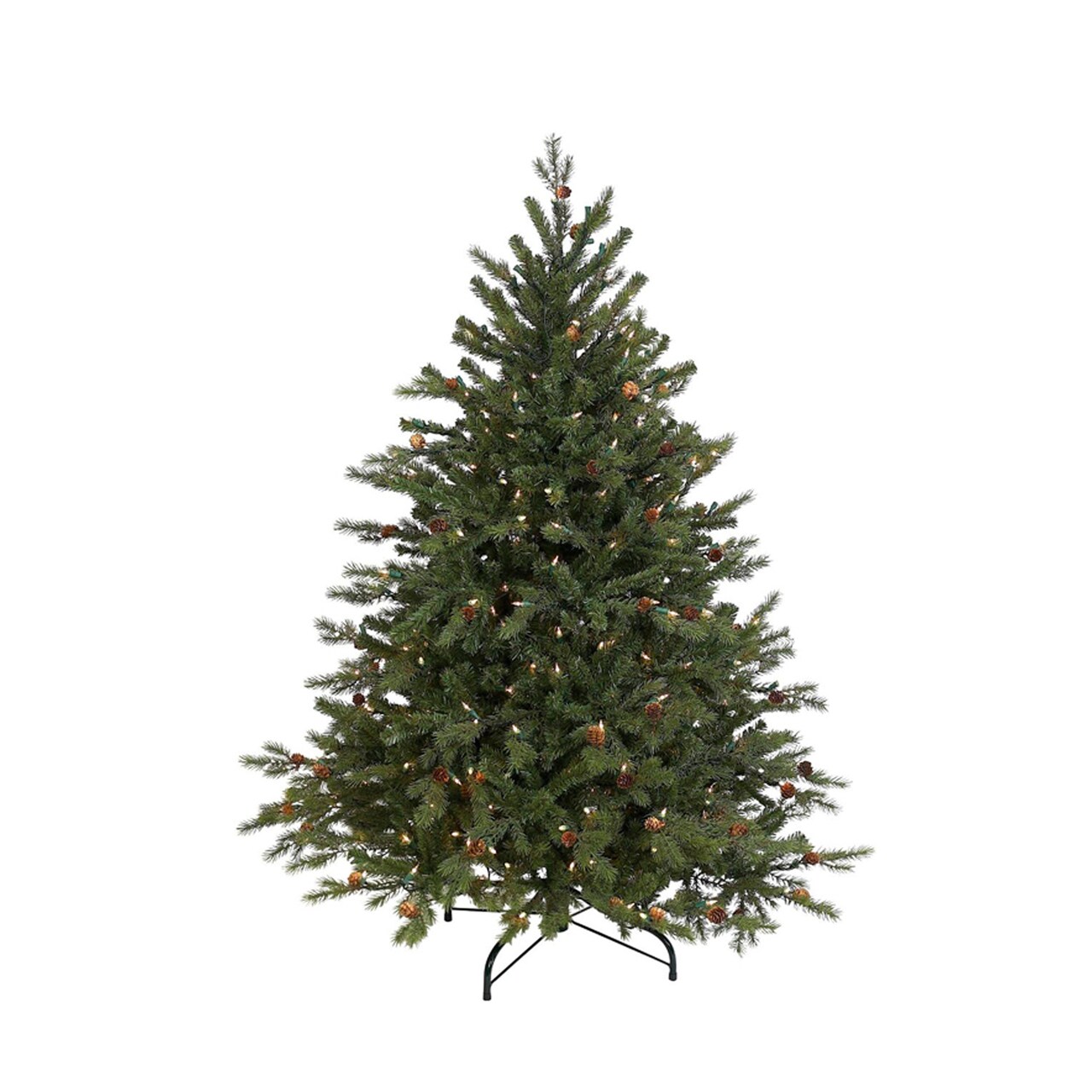 GKI/Bethlehem Lighting 4.5' Pre-Lit Full Hunter Fir Artificial Christmas Tree - Clear Lights